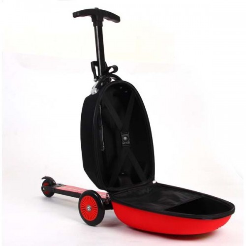 Ferrari 2-In-1 Kids Luggage Scooter